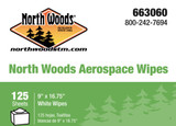 North Woods® Aerospace Wipes