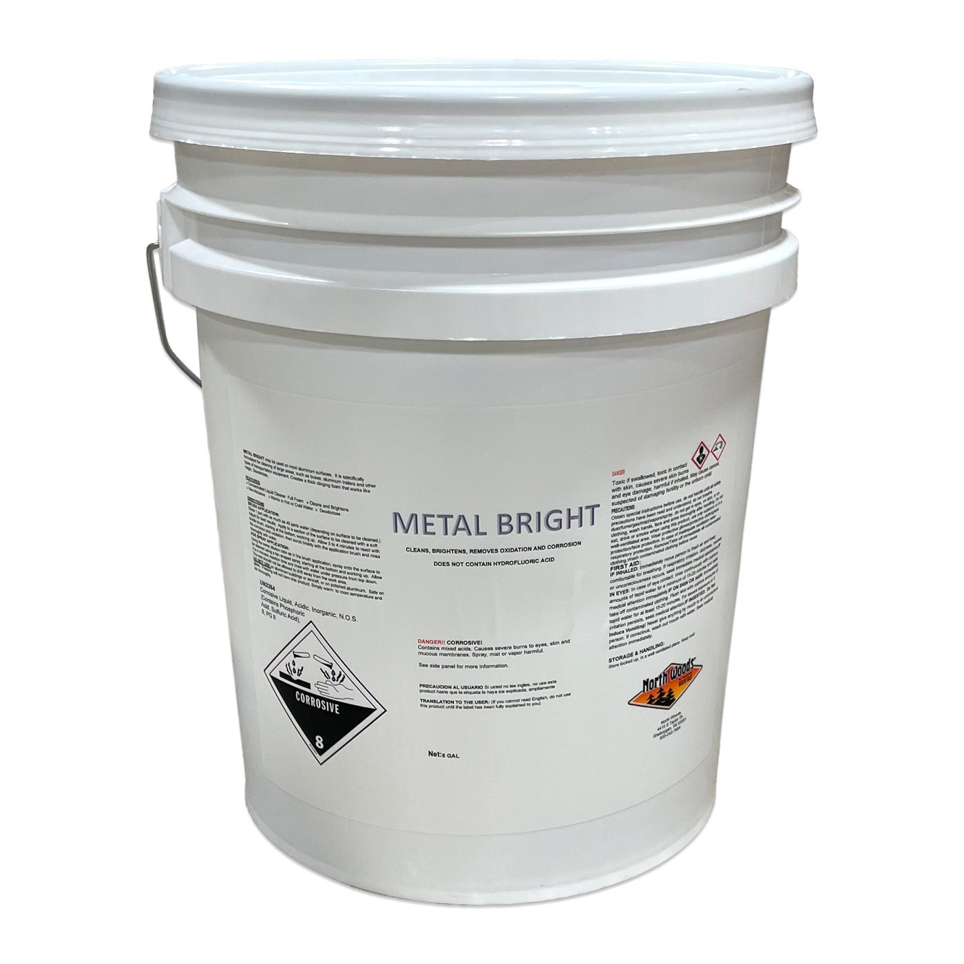 Trailer Brite Aluminum Cleaner and Brightener North Woods, Proudly A