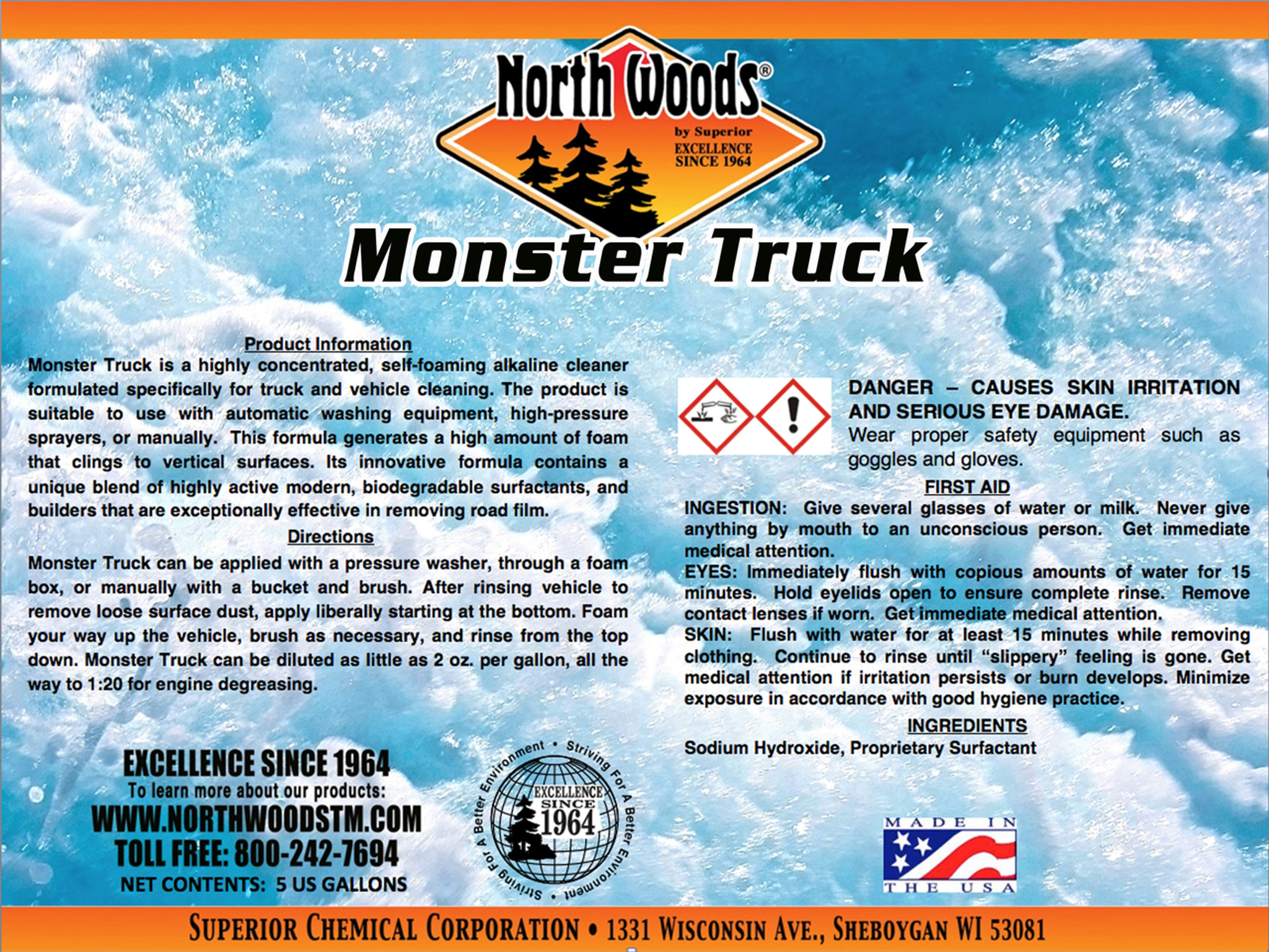 Monster Truck HD High Foaming Car & Truck Wash - North Woods, An Envoy  Solutions Company