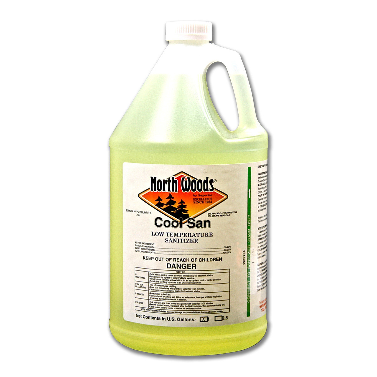 Cool San Low Temp Sanitizer - North Woods, Proudly A Part of BradyPLUS