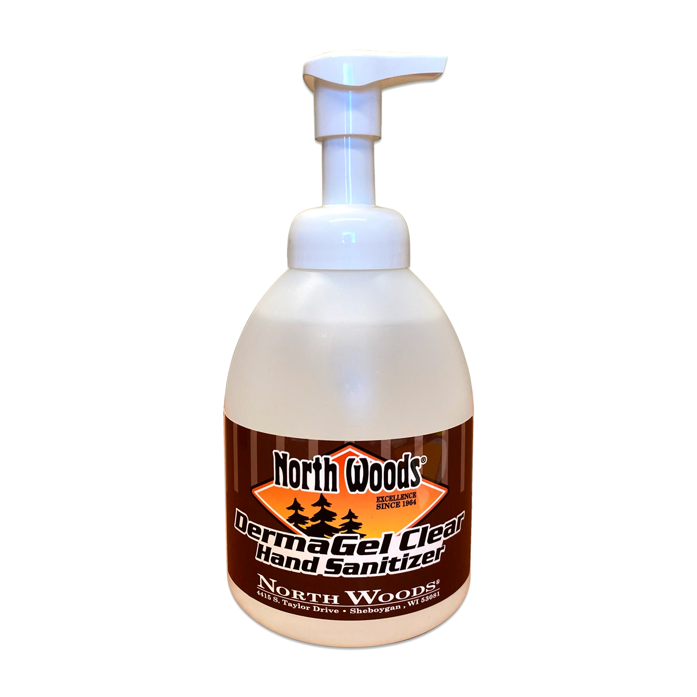 Derma Gel Clear Hand Sanitizer - North Woods, Proudly A Part