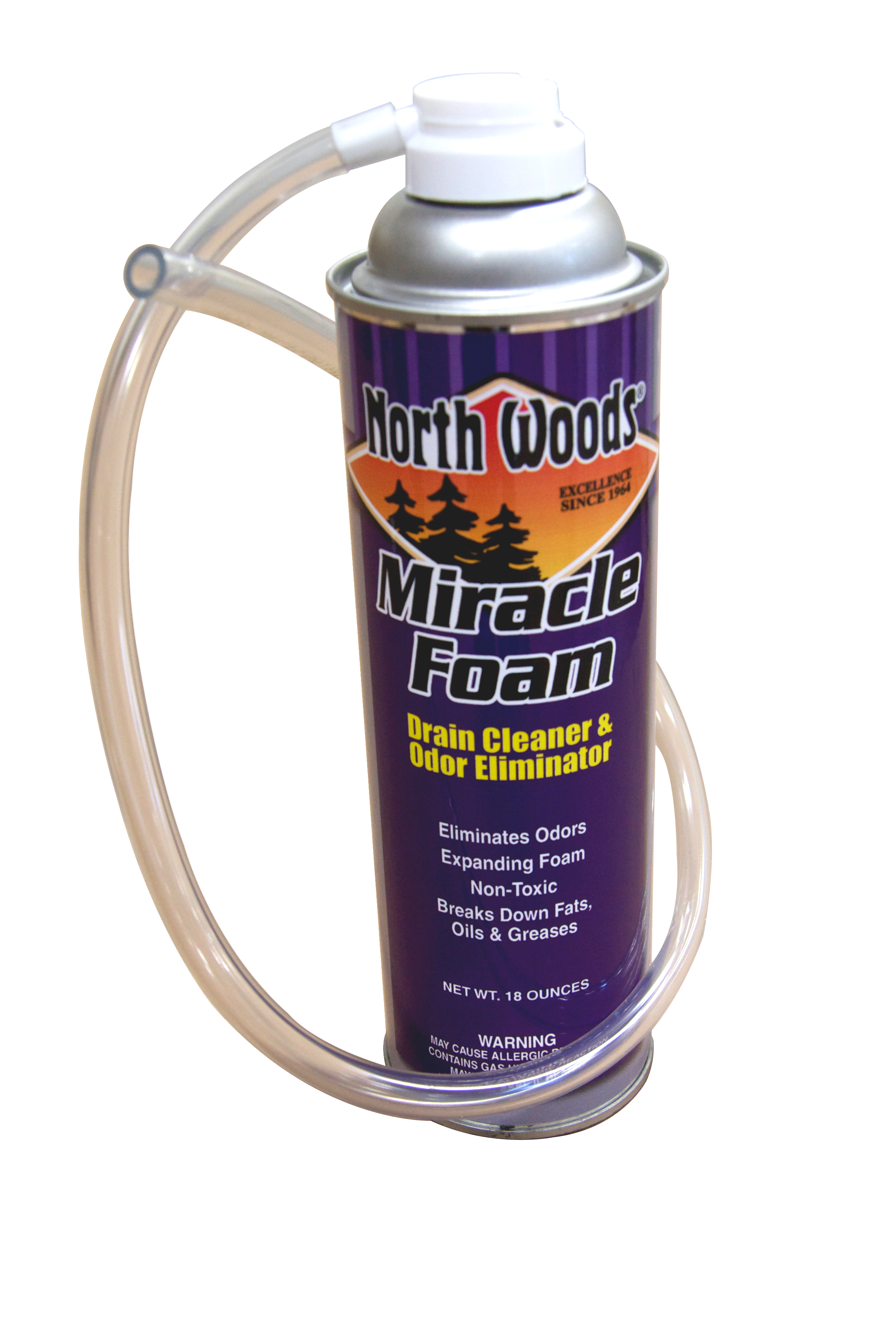 Miracle Foam - Drain Cleaner & Odor Eliminator - North Woods, An Envoy  Solutions Company