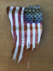 Battle Worn "We The People" Patina 36"x21" Flag