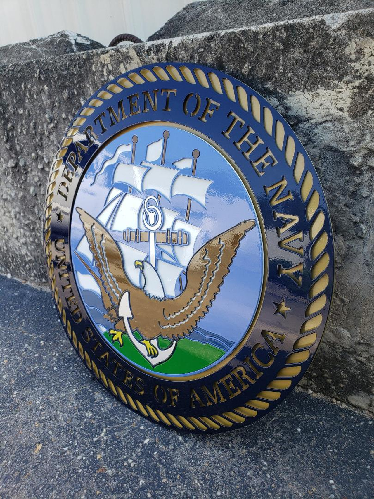 2' U.S. Department of the Navy Seal - Metal Worx Inc