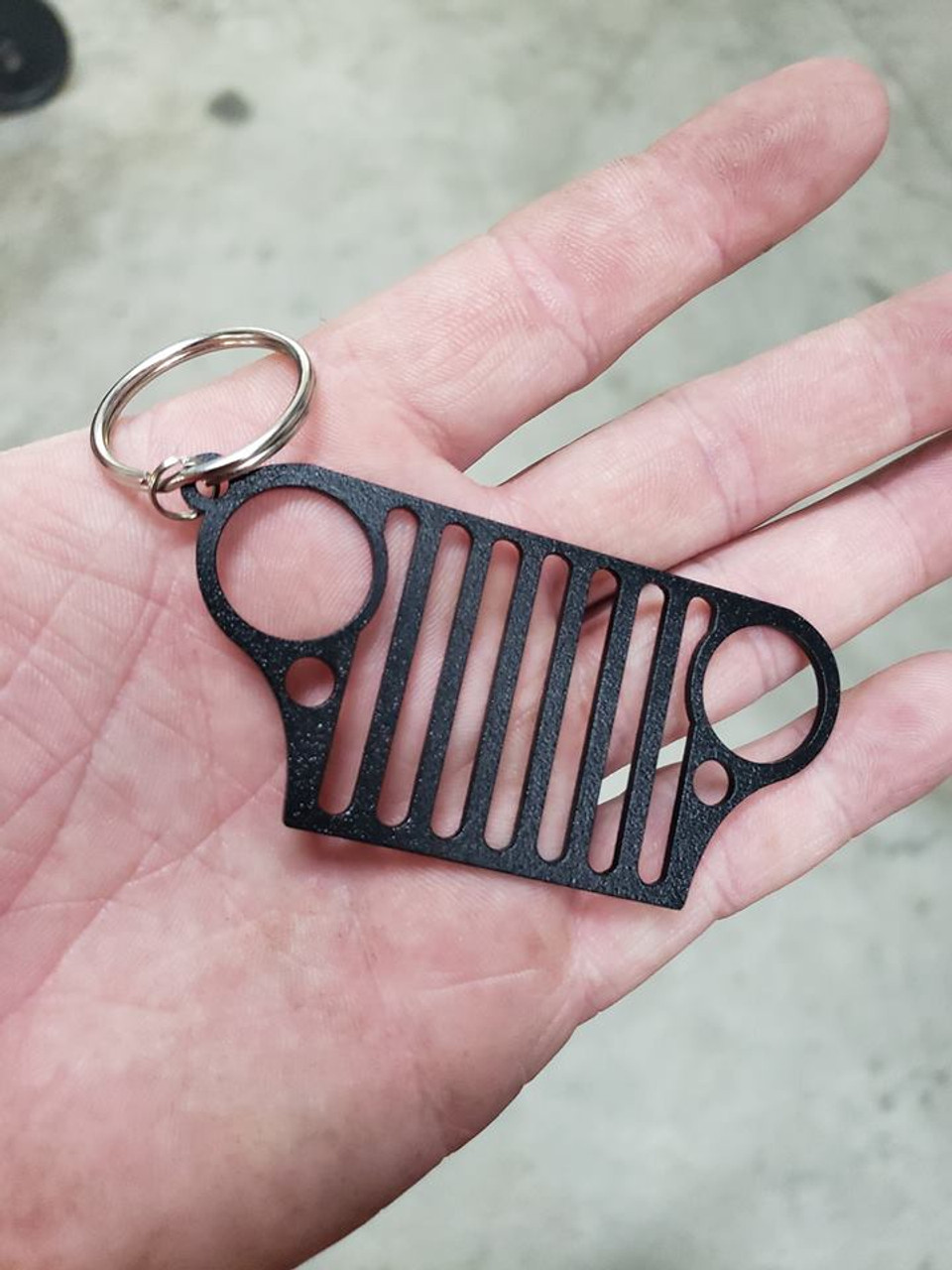 Jeep Grille Keychain - Metal Worx Inc
