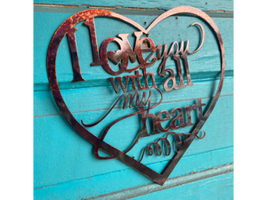 I love you with all my heart