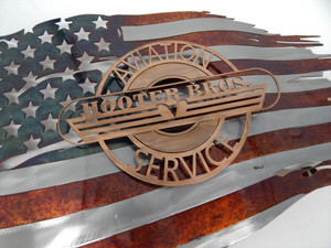 Hooters Bros. Battle worn Flag 