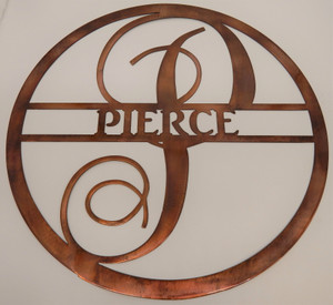 (2) 22" Monograms for $90