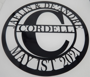 His & Hers Family name Monogram 