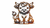 Baby Highland Cow Metal Wall Art - 18 x 9 in. Brushed