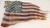Battle Worn "In God We Trust" Patina 24"x14" Flag
