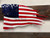 Battle Worn "We The People" Painted 24"x14" Flag
