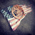 24" x 14" Patina Navy Battle Worn Flag 