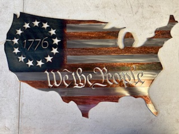 United States outline ''We the People"