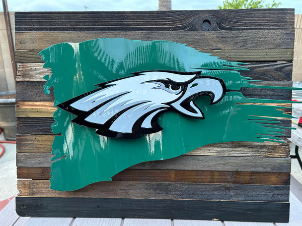 Sam Akerson 15" Eagles flag