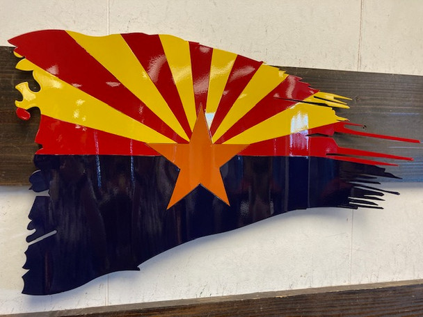 Arizona Battle Worn Flag 