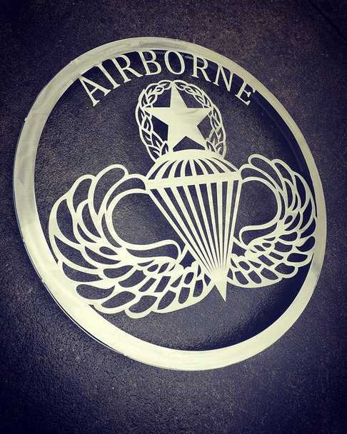 Master Parachutist Badge Hanging sign. 