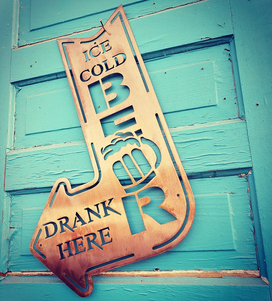"Ice Cold Beer" Sign 