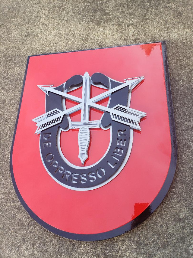 Special Forces Crest Metal Worx Inc