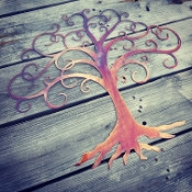 Rustic Swirled Tree of Life