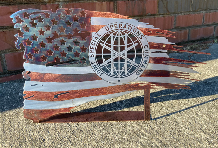 Mini Patina JSOC Desk Flag