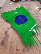 24" x 14" Border Patrol Battle Worn Flag