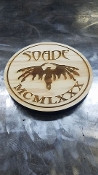7" Wood SOADE Logo