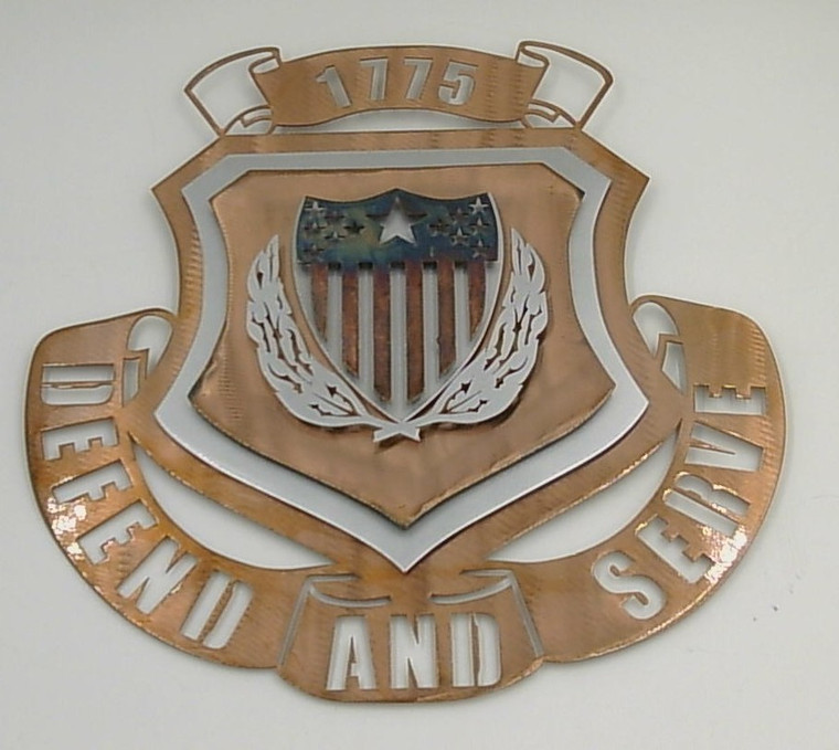 Adjutant General - Defend and Serve 1775 Crest