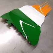 Ireland Battle Worn Flag 46" x 27"
