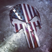 Patina Punisher 15"x 10"