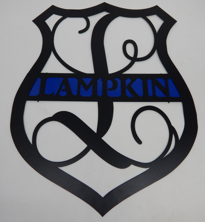 Police Badge Monogram