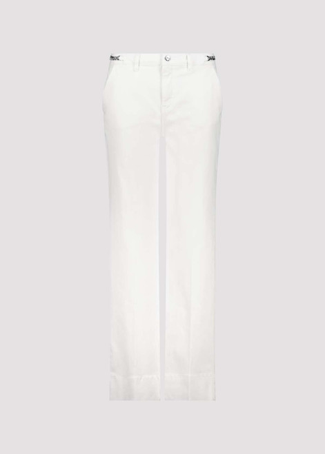 MONARI Off-White Trousers With Chains At Waistband | 409491