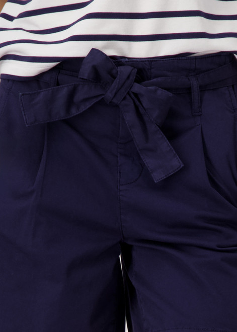 MONARI Blue Shorts With Tie Belt | 409554