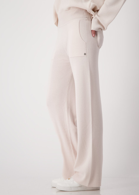 MONARI Sandshell Wide Leg Knitted Pants