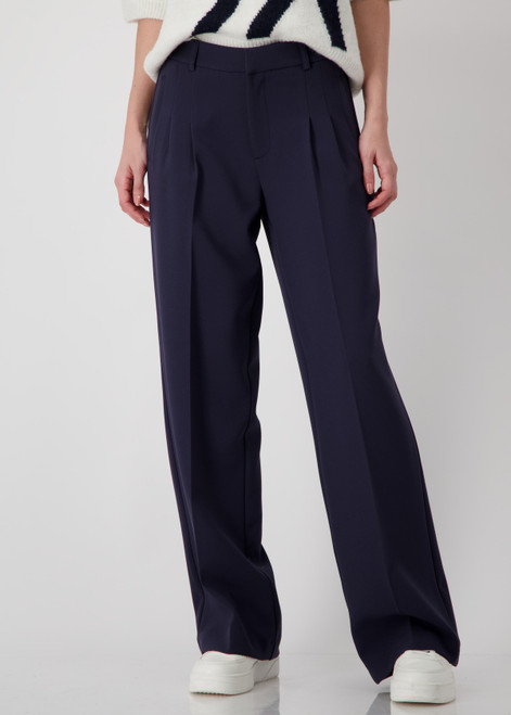 MONARI Dark Denim Wide-Leg Pants