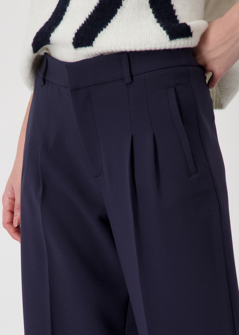 MONARI Dark Denim Wide-Leg Pants
