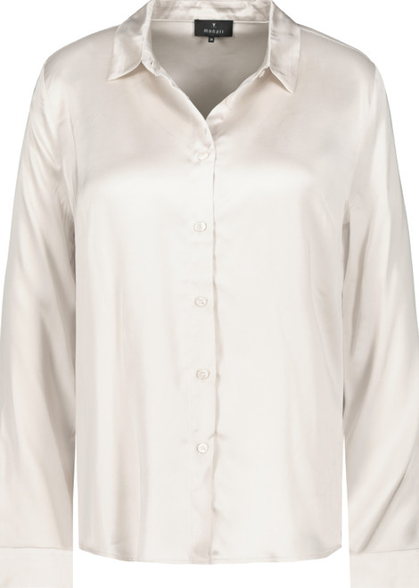 MONARI Sandshell Satin Blouse