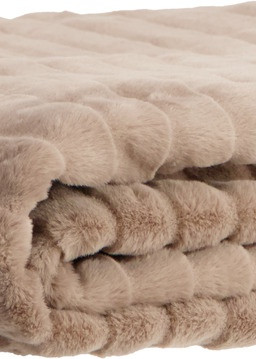 MONARI Milk Chocolate Faux Fur Blanket