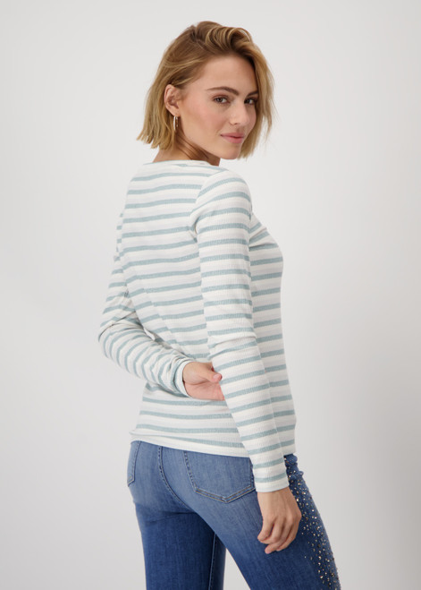 MONARI Chalk Stripes Shirt With Stripes