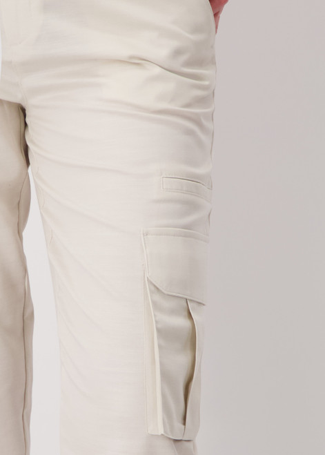 MONARI Beige Cargo Trousers | 408587