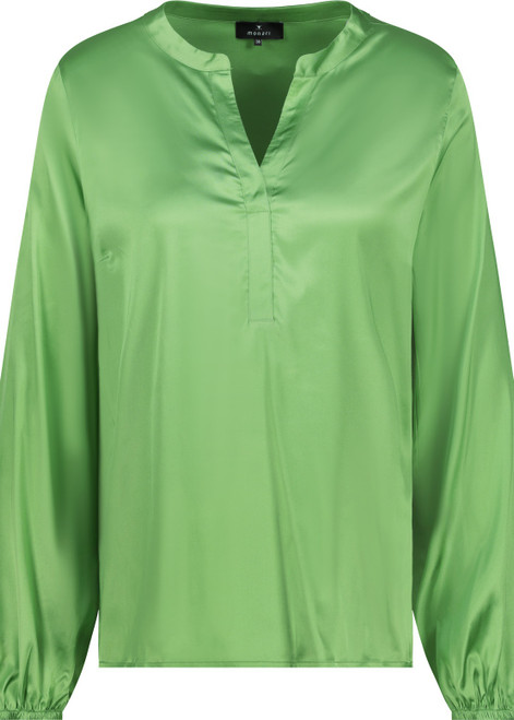MONARI Green Satin Blouse | 409038