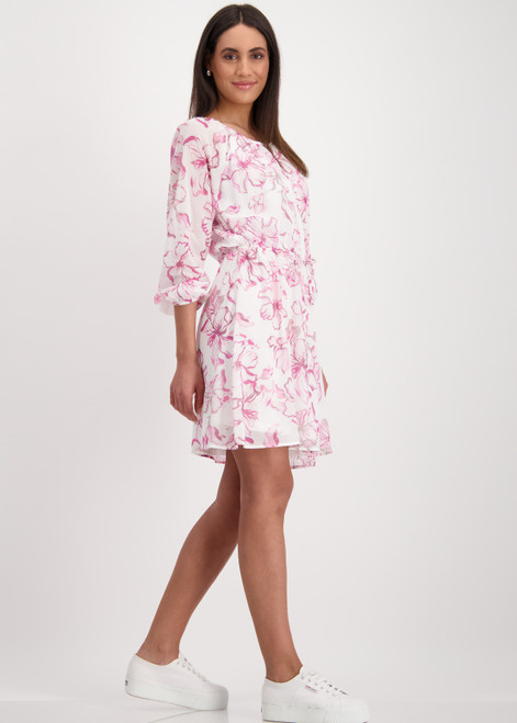 MONARI Pink Dress With Floral Pattern | 409127