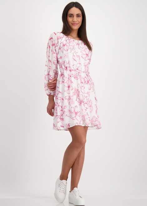 MONARI Pink Dress With Floral Pattern | 409127