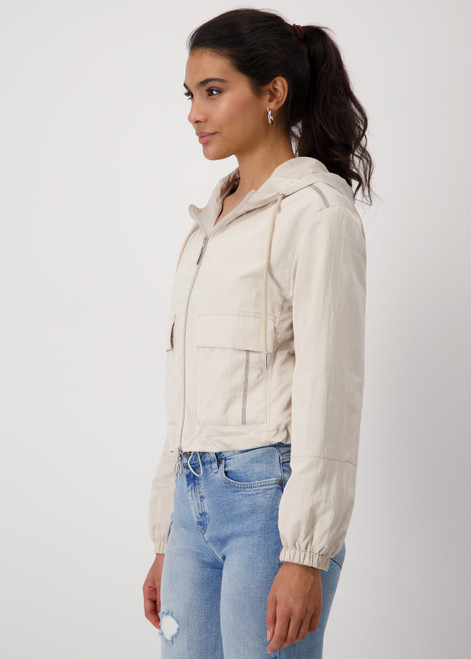MONARI Beige Cargo Jacket | 409494