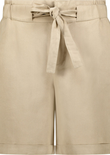 MONARI Brown Lyocell Shorts | 409578