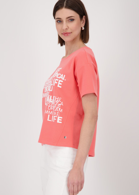 MONARI Pink Jeans With Rhinestones | 409843