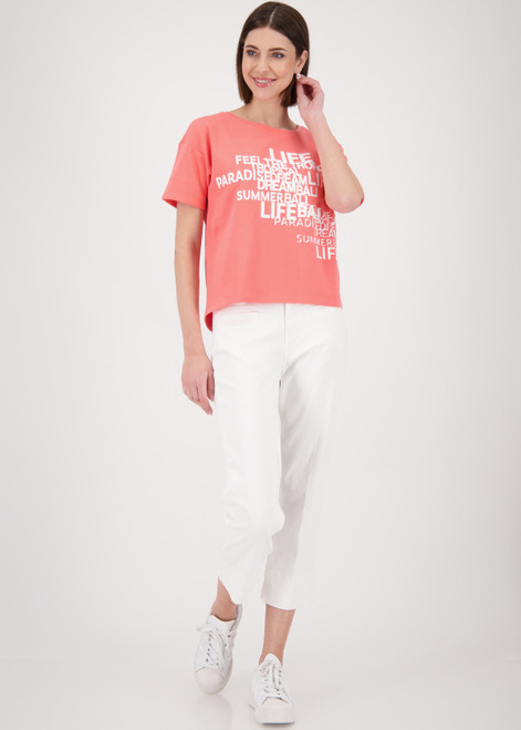 MONARI Pink Jeans With Rhinestones | 409843