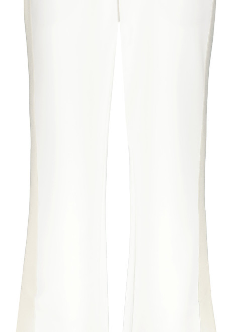 MONARI White Wide-Leg Trousers With Tape | 807716
