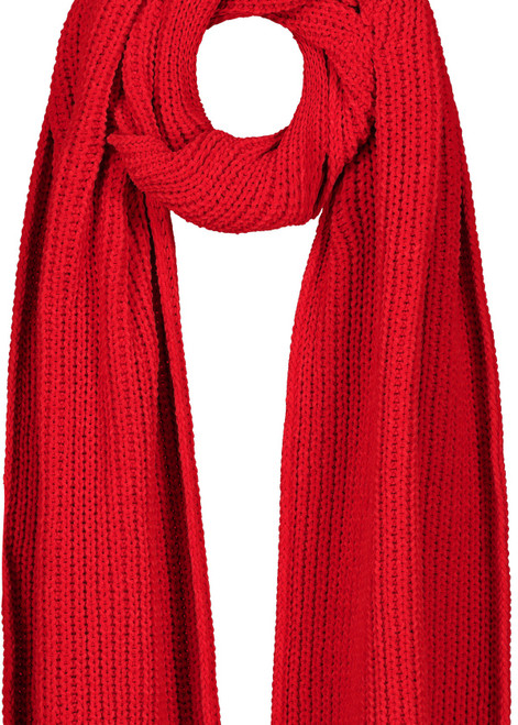 MONARI Red Chenille Scarf | 808695