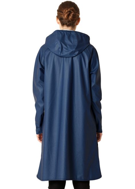 ILSE JACOBSEN 615-Estate Blue Light Detachable Hood Coat | RAIN71